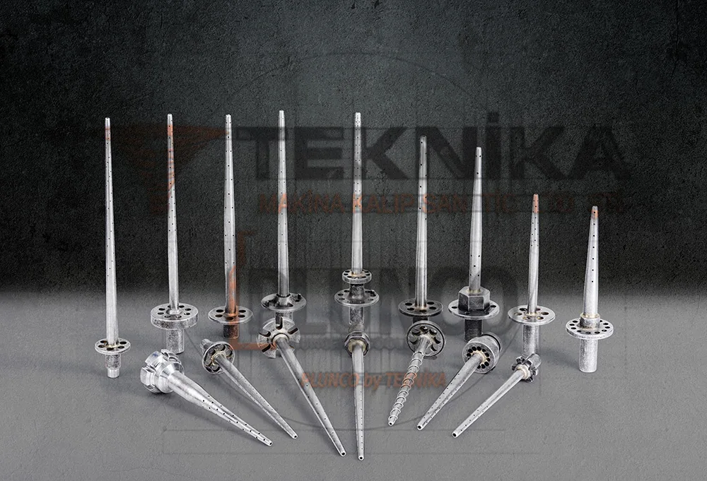 Cooling tubes manufactured by Plunco